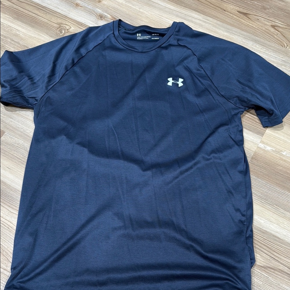Under Armour Blue Short Sleeve Tee Classic Design